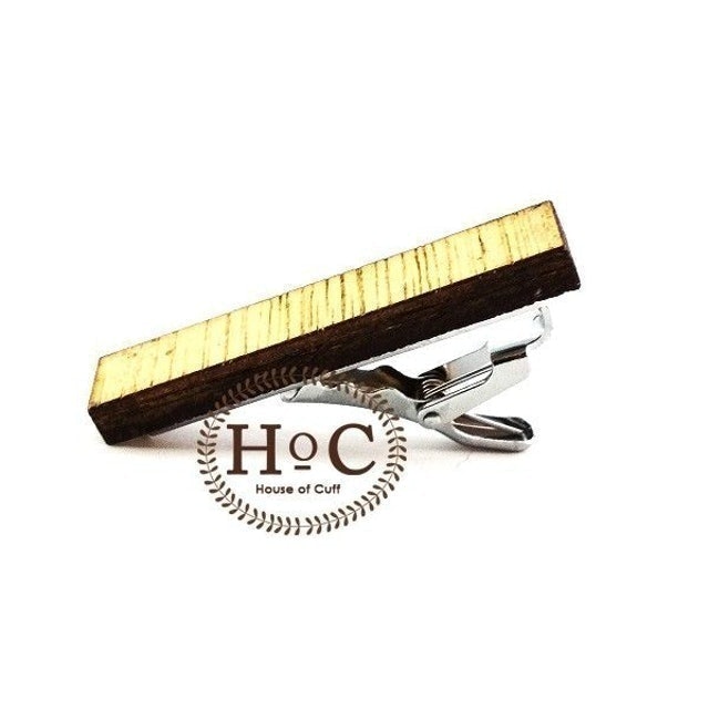 Wood Pin Tie Slim 1