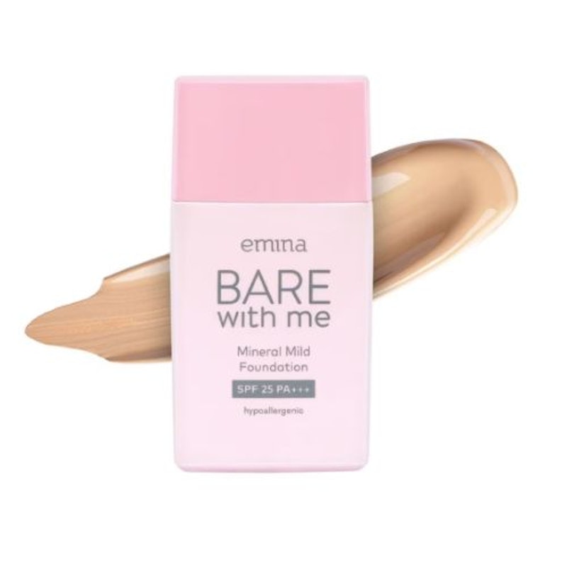 Bare With Me Mineral Mild Foundation SPF 25 PA+++ 03 Caramel 1