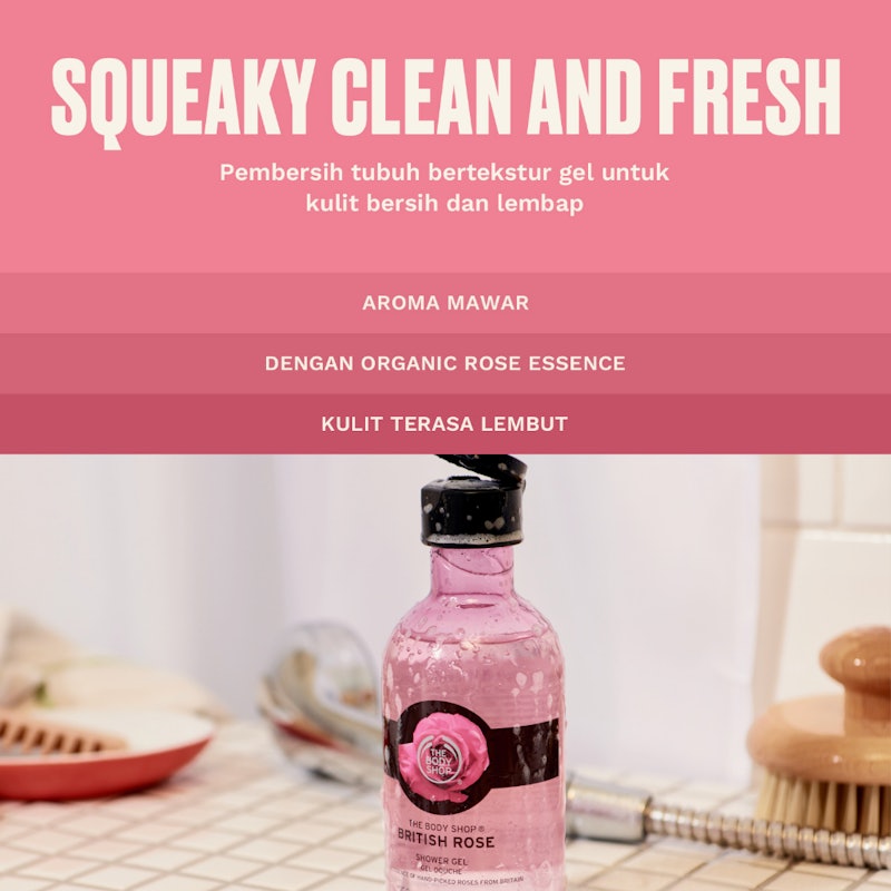 British Rose Shower Gel 3