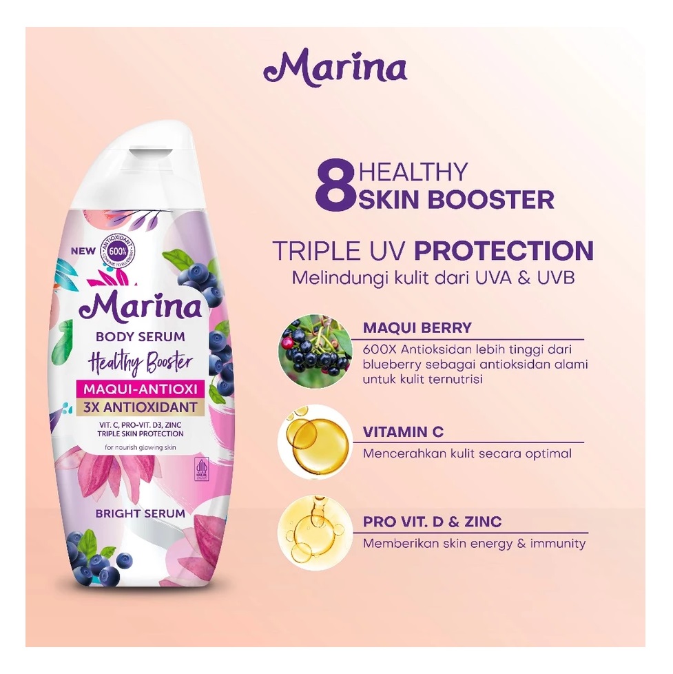 Tempo Scan Pacific Marina Body Serum Healthy Booster Maqui-Antioxi