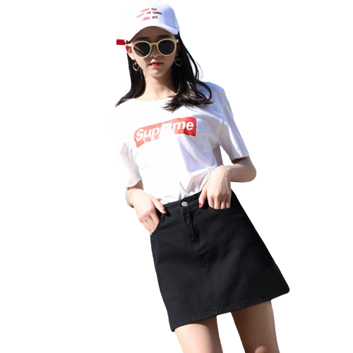 Rok Jeans Pendek A-Line 3