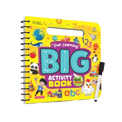 Ziyadbooks Fun Learning Big Activity Book (Wipe Clean)