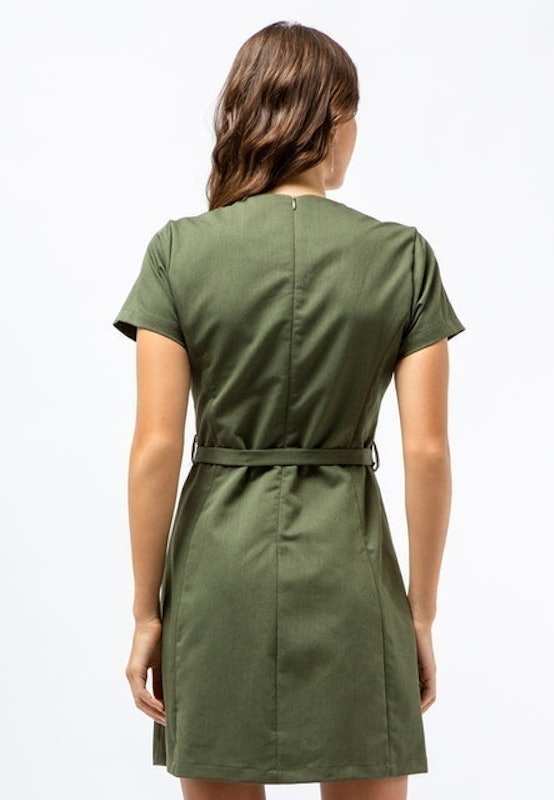 The Executive Mini Dress With Belt 5