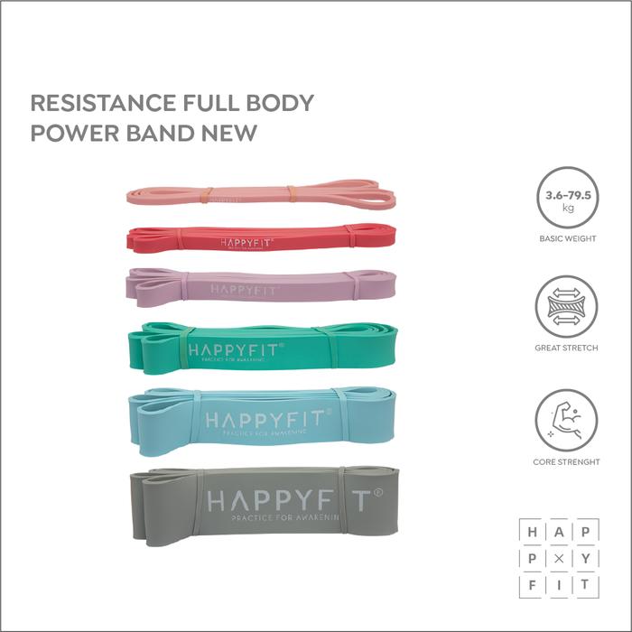 HAPPYFIT Resistance Full Body Power Band 3