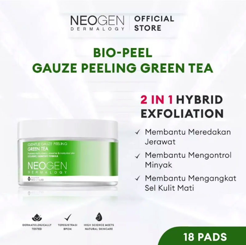 Neogen Bio-Peel Gauze Peeling Pad Green Tea 2