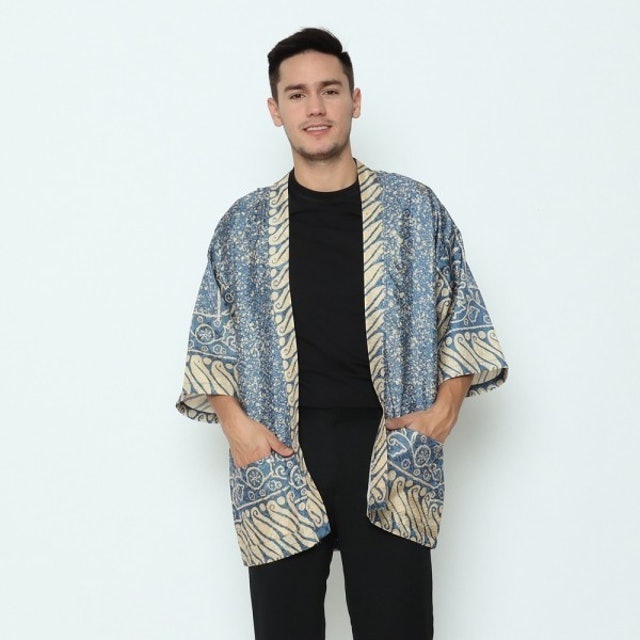 Outer Kimono Batik pria 2