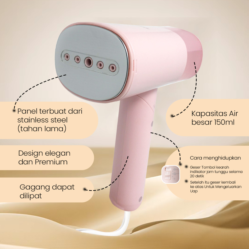 Dorahomi Indonesia Dorahomi Setrika Uap Portable LC-205