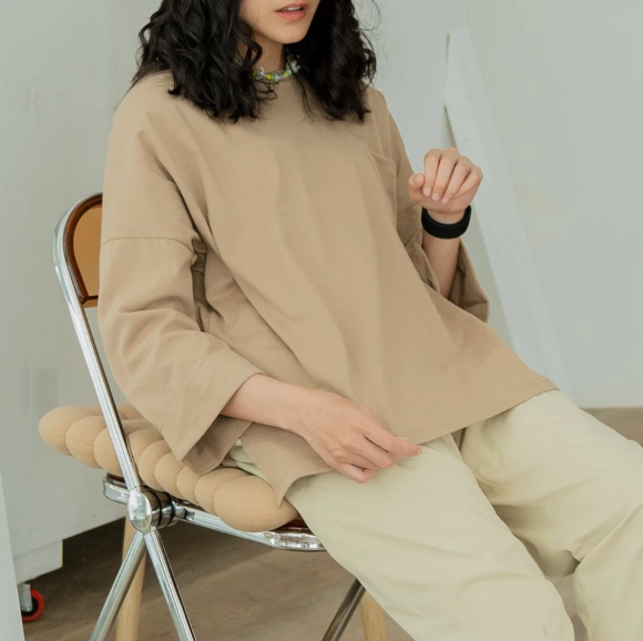  ANSSY Rumi Oversize Pocket Tshirt 