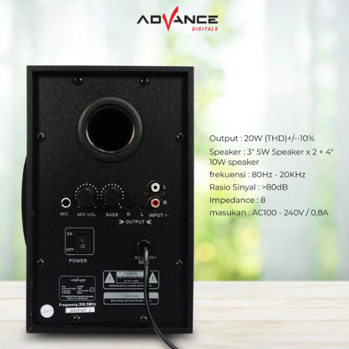 Advance Digitals Advance Speaker Bluetooth M15BT