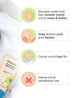 Keken Global Indonesia Loluna Face & Body Baby Lotion