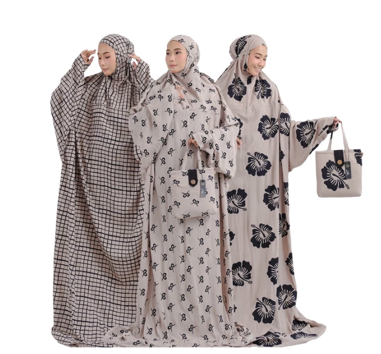 NurHD Hadramaut Mukena Terusan Syari Milo