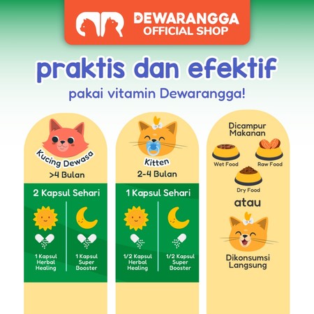 Dewarangga Paket Vitamin Kucing Diare & Mencret 5