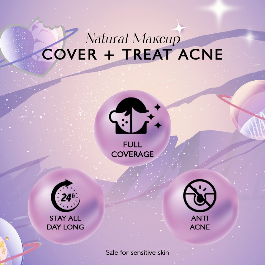 Adara Cosmetic and Beauty Care Adara Cosmetics Spot Eraser 2 in 1 Concealer Warm Cappuccino