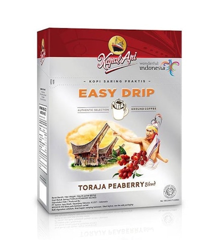 Kapal Api Easy Drip Toraja Peaberry Blend