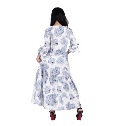 Trusmi Group Batik Trusmi Set Couple Mega Mendung Bumi Pita Biru