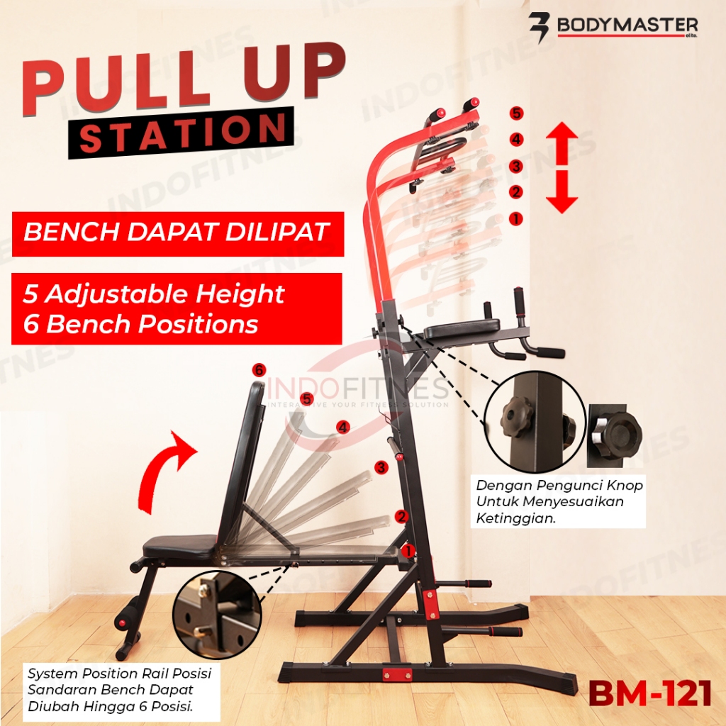  Bodymaster Pull Up Station BM-121