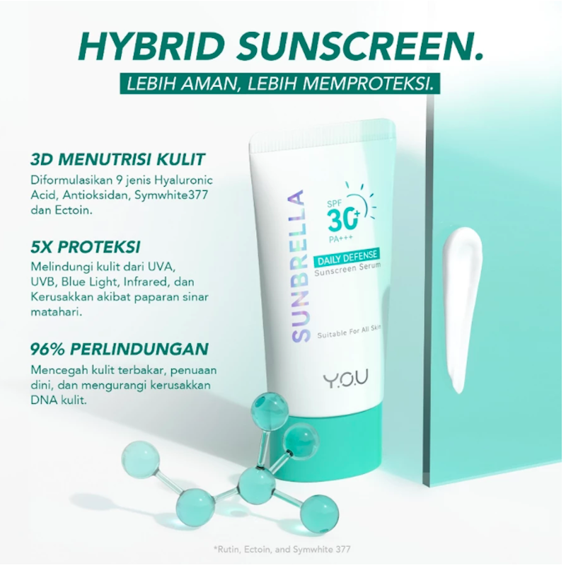 Y.O.U Sunbrella Daily Defense Sunscreen Serum SPF 30 PA+++