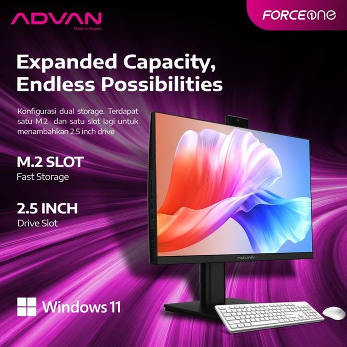 Bangga Teknologi Indonesia ADVAN Force One All-in-One PC Ryzen 5 6600H 24GB/1TB