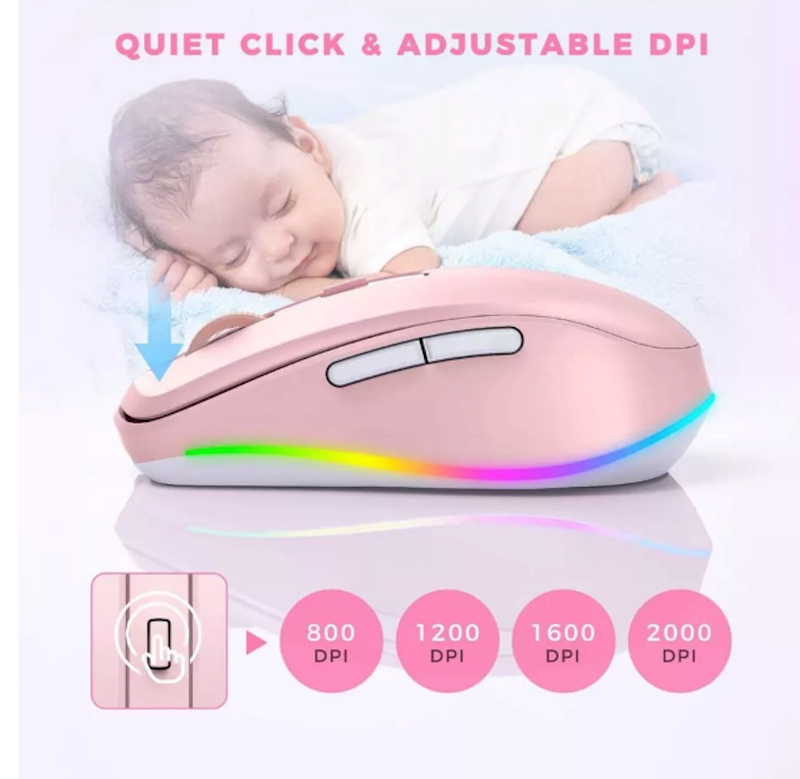 SEENDA Backlit Wireless Mouse 3