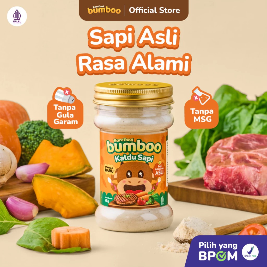 Barefood Bumboo Kaldu Sapi 80 gram