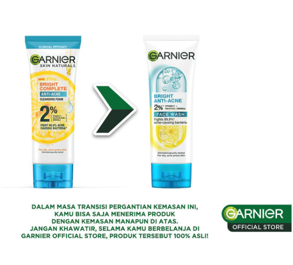 L’Oréal Garnier Bright Anti-Acne Face Wash