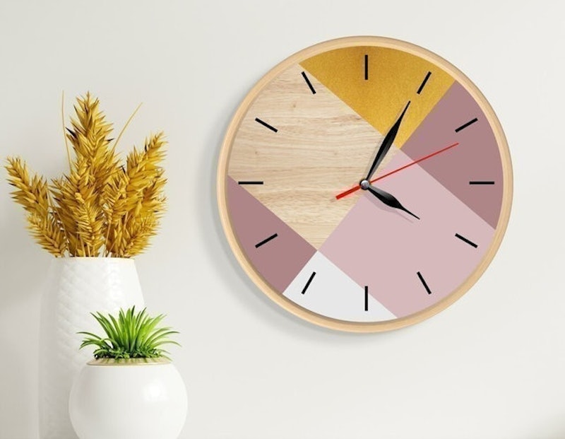 Jam Dinding Kayu Scandinavian 2