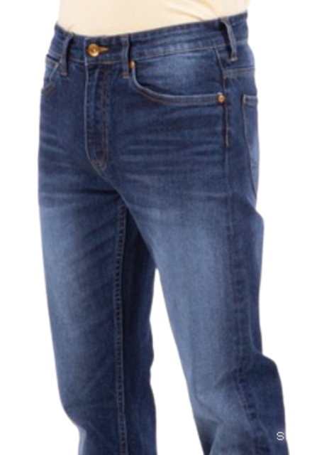 Slim Tapered Fit Denim Button 2