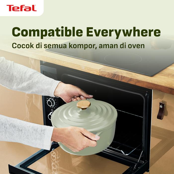 Tefal® Panci Casserole Ceramic Air Stewpot 20 Cm Anti Lengket