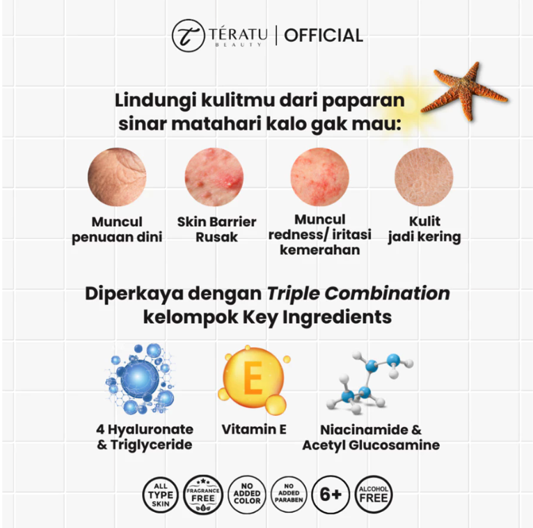 Fandi Universal Kosmekreasi Tératu Beauty UV Protect Moist Sunscreen