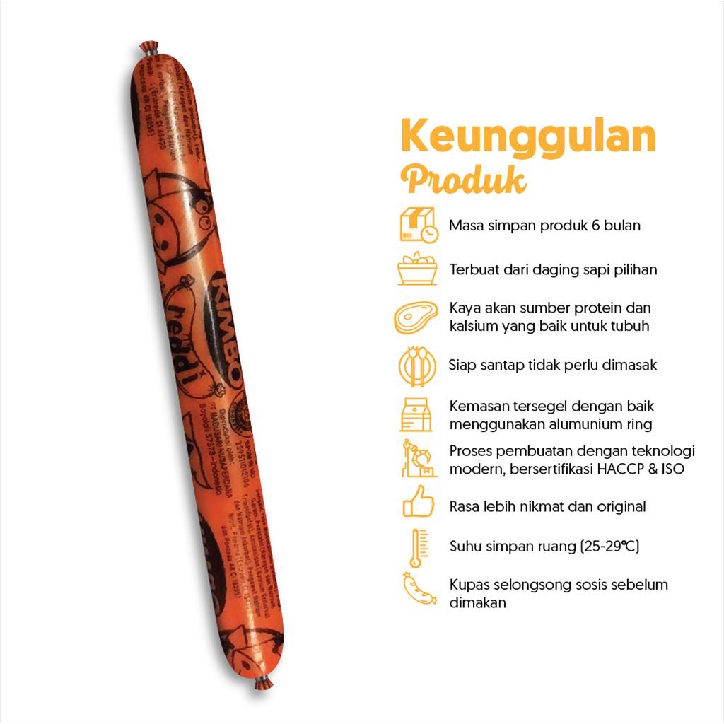 Madusari Nusaperdana KIMBO Reddi Sosis Sapi