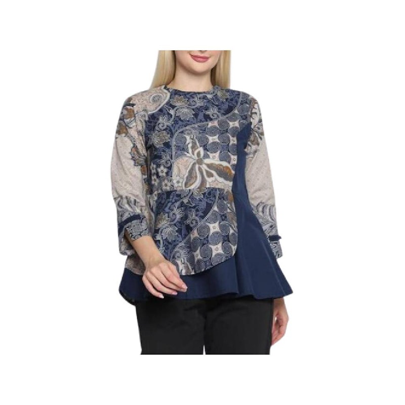My Aksa Willa Wesley Blouse Batik 1