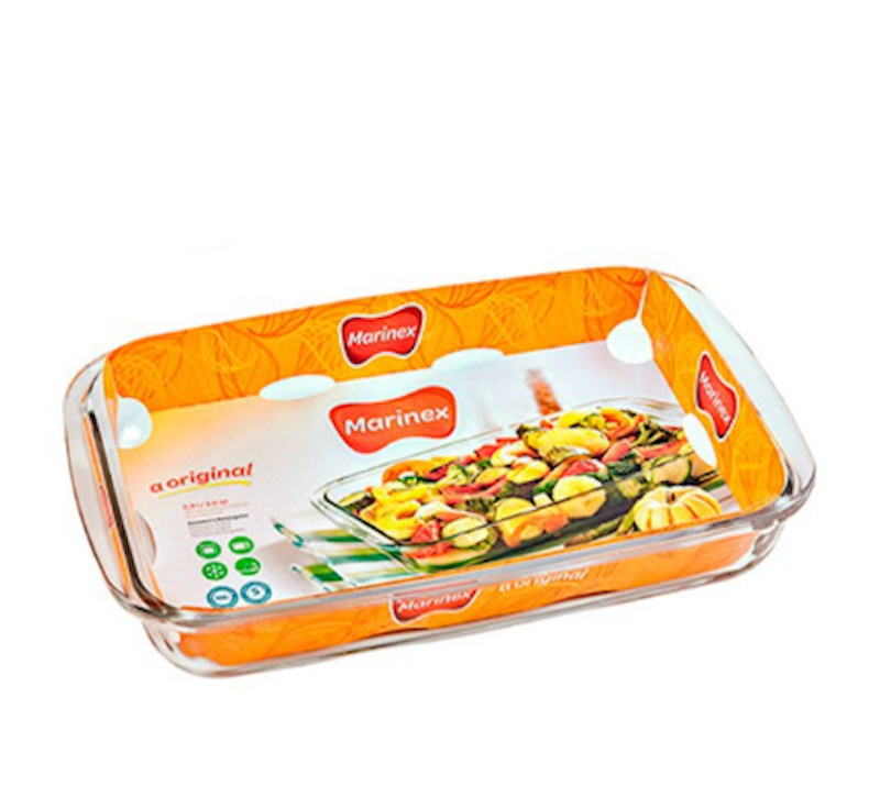 Loyang Kaca Persegi Panjang 1,6 L 2