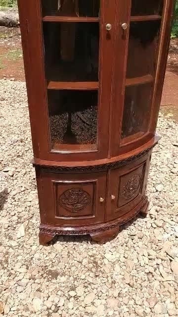 Jati Yahya Furniture Lemari Hias Sudut