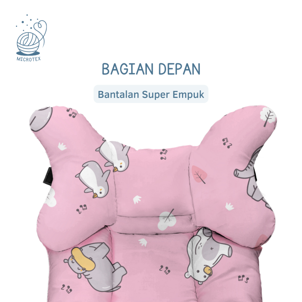 Obayito Indonesia Jaya Perkasa Miabebo Alas Stroller Bayi Waterpoof Bergesper