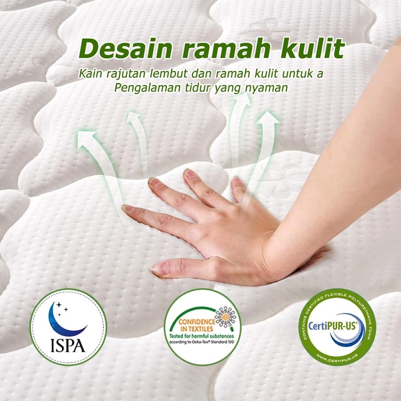 KAVARA Springbed Spons Memory Foam 2