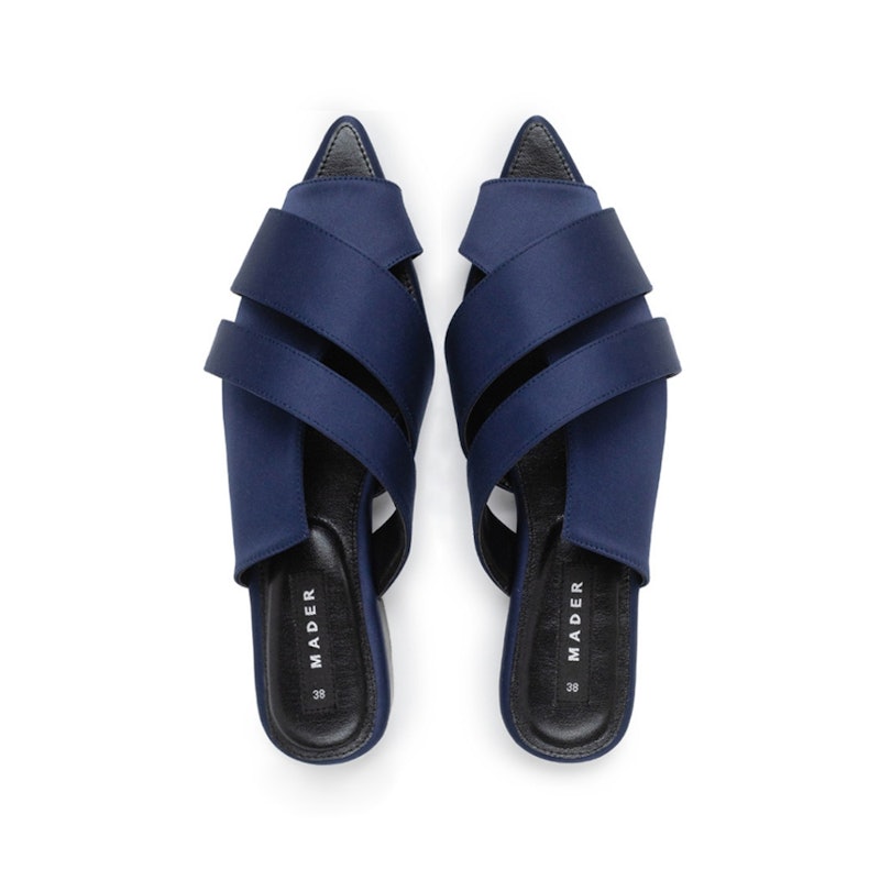 Mader Open Toe Mules Satin