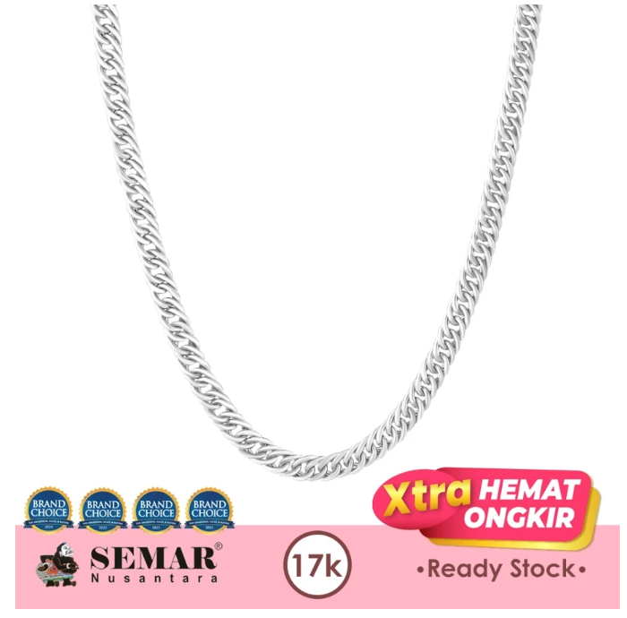 Semar Nusantara Kalung Emas Hollow Classic Chain Gold 17K