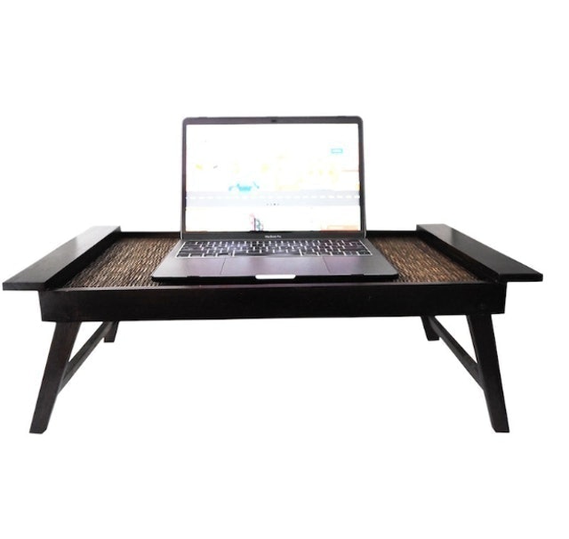 Mendekor Amiara - Nampan Kayu dengan Kaki Lipat