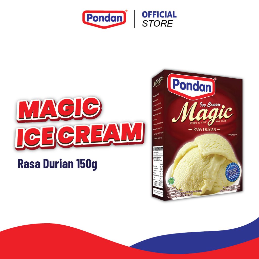 Pondan Pangan Makmur Indonesia Pondan Magic Ice Cream Mix Chocolate with Choco Chips