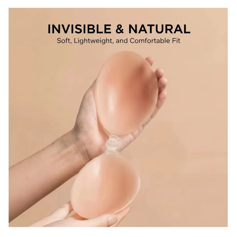 Smoof Adhesive Reusable Invisible Silicone Sticky Bra 2
