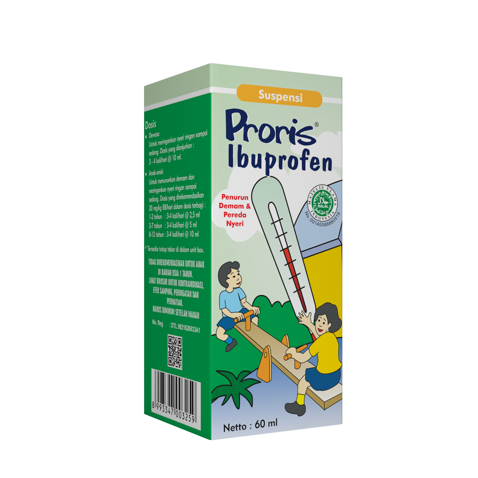 Pharos Indonesia  Proris Ibuprofen Suspensi 