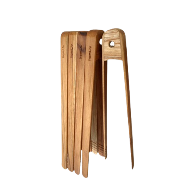Wooden Tongs Foodgrade