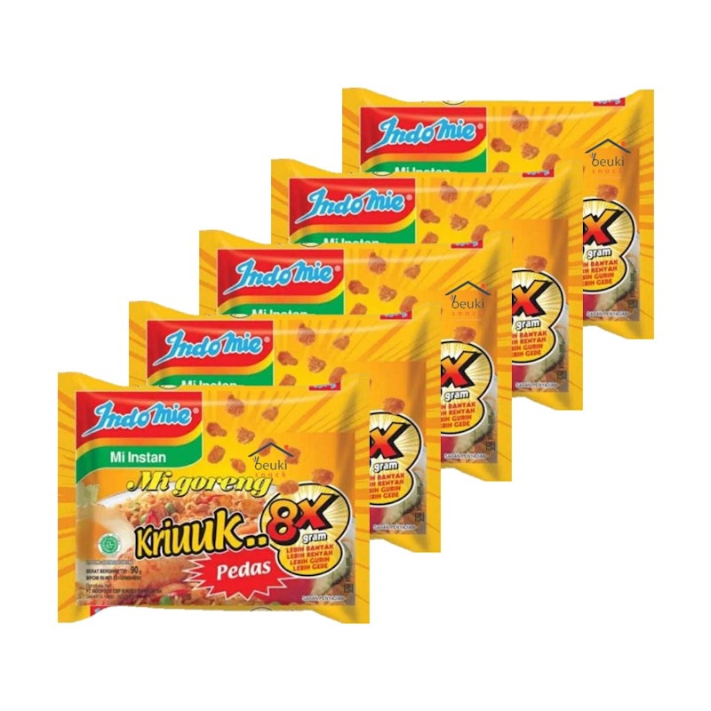 Indomie Goreng Kriuk Pedas 1