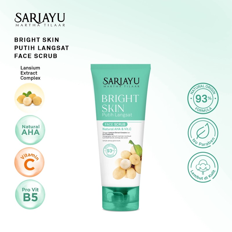 Bright Skin Putih Langsat Face Scrub 2
