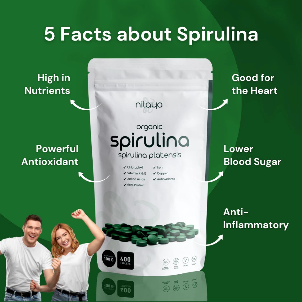Nilaya Spirulina Tablet 2