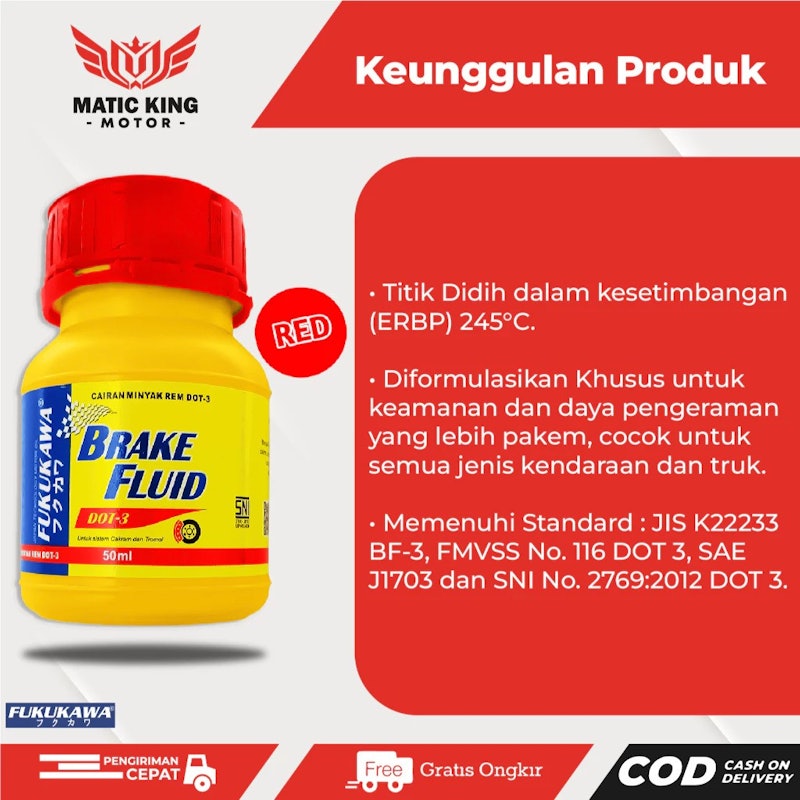 Fukukawa Brake Fluid DOT 3 2