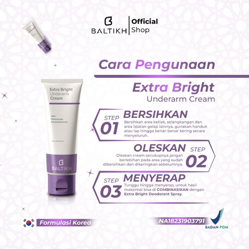 BALTIKH Extra Bright Underarm Cream 3