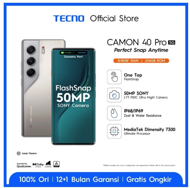 Tecno Mobile Tecno Camon 40 Pro 5G