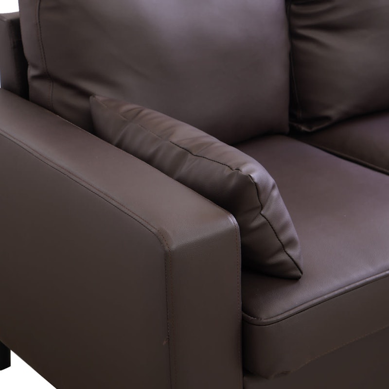 Selma Leander Sofa Modular Sudut Kulit 3