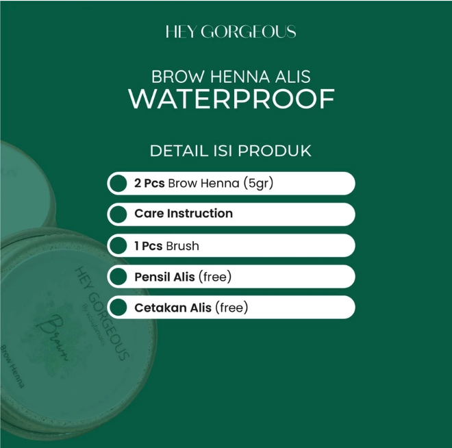 Vosulamalis HEY GORGEOUS Set Brow Henna